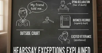 hearsay exceptions explained