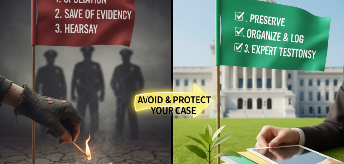common evidence mistakes