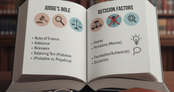 how judges decide evidence