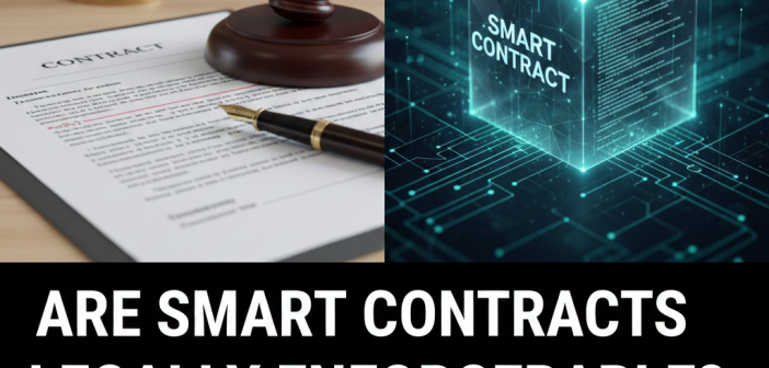 Are Smart Contracts Legally Enforceable